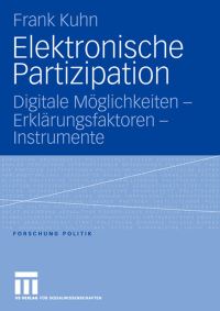 Book Cover for Elektronische Partizipation by Frank Kuhn