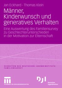 Book Cover for Männer, Kinderwunsch Und Generatives Verhalten by Jan Eckhard, Thomas Klein