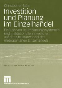 Book Cover for Investition Und Planung Im Einzelhandel by Christopher Bahn
