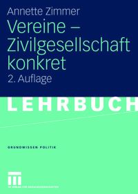 Book Cover for Vereine - Zivilgesellschaft Konkret by Annette Zimmer