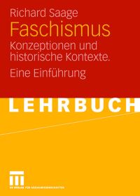 Book Cover for Faschismus by Richard Saage