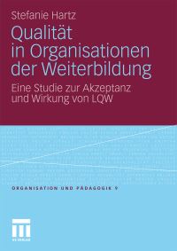 Book Cover for Qualität in Organisationen Der Weiterbildung by Stefanie Hartz