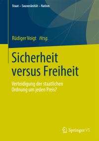 Book Cover for Sicherheit Versus Freiheit by Rüdiger Voigt