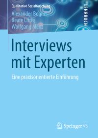 Book Cover for Interviews Mit Experten by Alexander Bogner, Beate Littig, Wolfgang Menz