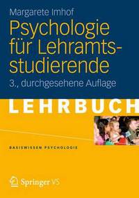 Book Cover for Psychologie Fur Lehramtsstudierende by Margarete Imhof