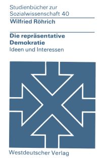 Book Cover for Die Repräsentative Demokratie by Wilfried Röhrich