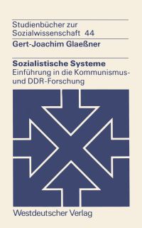 Book Cover for Sozialistische Systeme by GertJoachim Glaeßner