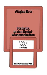 Book Cover for Statistik in Den Sozialwissenschaften by Jürgen Kriz
