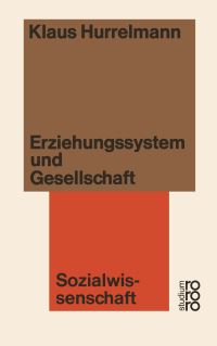 Book Cover for Erziehungssystem Und Gesellschaft by Klaus Hurrelmann