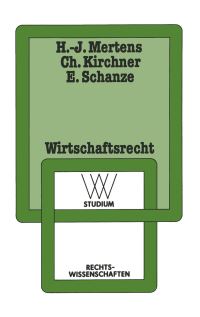 Book Cover for Wirtschaftsrecht by HansJoachim Mertens