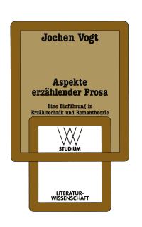 Book Cover for Aspekte Erzählender Prosa by Jochen Vogt