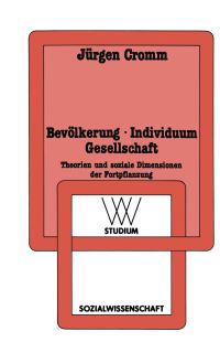 Book Cover for Bevölkerung · Individuum Gesellschaft by Jürgen Cromm