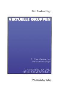 Book Cover for Virtuelle Gruppen by Udo Thiedeke
