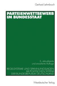 Book Cover for Parteienwettbewerb Im Bundesstaat by Gerhard Lehmbruch