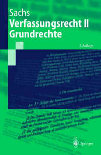 Book Cover for Verfassungsrecht II - Grundrechte by Michael Sachs