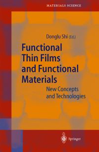 Book Cover for Functional Thin Films and Functional Materials by Donglu Shi