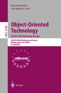 Book Cover for Object-Oriented Technology by ECOOP 2002 Conference, Juan Hernández, Ana M D Moreira