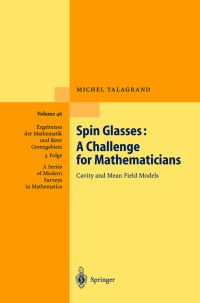 Book Cover for Spin Glasses by Michel Talagrand