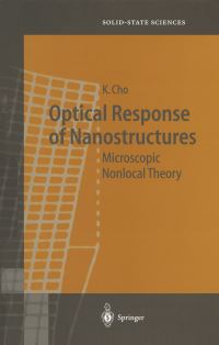 Book Cover for Optical Response of Nanostructures by Kikuo Cho