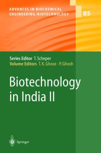 Book Cover for Biotechnology in India by Tarun K. Ghose, P. Ghosh