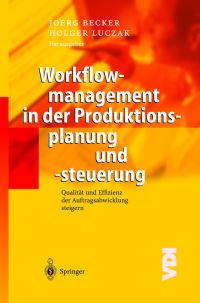 Book Cover for Workflowmanagement in Der Produktionsplanung Und -Steuerung by Jörg Becker, Holger Luczak