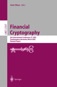 Book Cover for Financial Cryptography by FC Conference, Matt Blaze