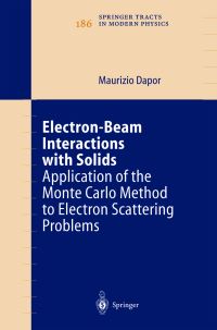 Book Cover for Electron-Beam Interactions With Solids by Maurizio Dapor