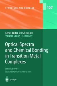 Book Cover for Optical Spectra and Chemical Bonding in Transition Metal Complexes by T Schönherr