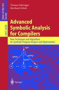 Book Cover for Advanced Symbolic Analysis for Compilers by Thomas Fahringer, Bernhard Scholz