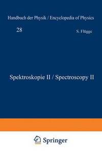 Book Cover for Spektroskopie II / Spectroscopy II by S Flügge