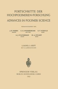 Book Cover for Fortschritte Der Hochpolymeren-Forschung by Prof Dr J D Ferry, Prof Dr C G Overberger, Prof Dr G V Schulz, Prof Dr A J Staverman, Prof Dr H A Stuart