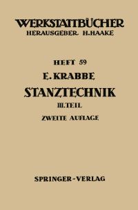 Book Cover for Stanztechnik by E Krabbe