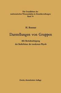 Book Cover for Darstellungen Von Gruppen by Hermann Boerner