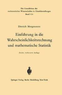 Book Cover for Einfuhrung in Die Wahrscheinlichkeitsrechnung Und Mathematische Statistik by Dietrich Morgenstern