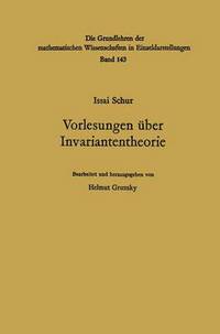 Book Cover for Vorlesungen Uber Invariantentheorie by Issai Schur
