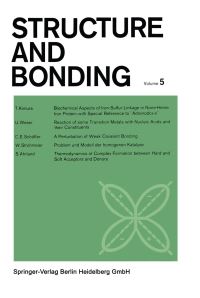 Book Cover for Structure and Bonding by Dr C K Jørgensen, Professor J B Neilands, Sir Ronald S Nyholm FRS, Dr D Reinen, Professor R J P Williams