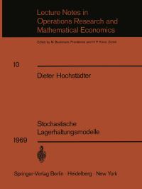Book Cover for Stochastische Lagerhaltungsmodelle by Dieter Hochstädter