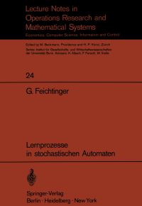 Book Cover for Lernprozesse in Stochastischen Automaten by Gustav Feichtinger