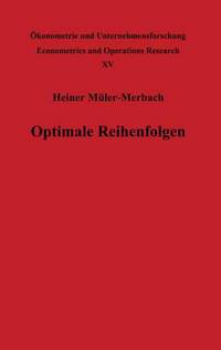 Book Cover for Optimale Reihenfolgen by H MüllerMerbach