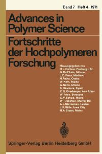 Book Cover for Fortschritte Der Hochpolymeren Forschung by HJ Cantow, G DallAsta, J D Ferry, H Fujita, W Kern, G Natta, S Okamura, C G Overberger, W Prins, G V Schulz, William P Slichter, A J Staverman, J K Stille, H A Stuart