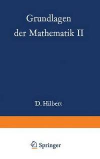 Book Cover for Grundlagen Der Mathematik II by David Hilbert, Paul Bernays