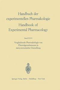 Book Cover for Vergleichende Pharmakologie Von Ubertragersubstanzen in Tiersystematischer Darstellung by Hans Fischer