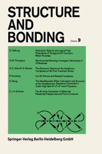 Book Cover for Structure and Bonding by P Hemmerich, C K Jørgensen, J B Neilands, Ronald S Nyholm, D Reinen, R J P Williams