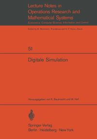 Book Cover for Digitale Simulation by Kurt Bauknecht, Walter Nef