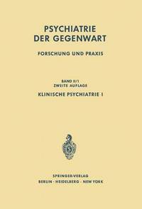 Book Cover for Klinische Psychiatrie I by P Berner
