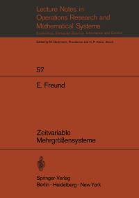 Book Cover for Zeitvariable Mehrgröensysteme by E Freund