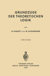 Book Cover for Grundzuge Der Theoretischen Logik by David Hilbert, Wilhelm Ackermann