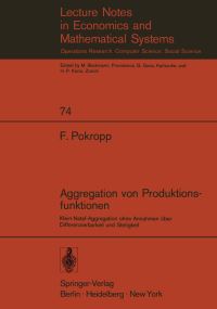 Book Cover for Aggregation Von Produktionsfunktionen by Fritz Pokropp