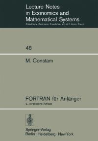 Book Cover for FORTRAN Für Anfänger by Martin Constam