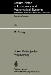 Book Cover for Linear Multiobjective Programming by M Zeleny